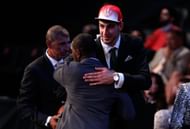 Jonas Valanciunas at the 2011 NBA draft.